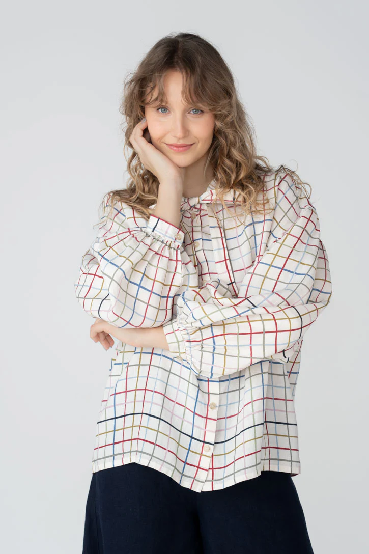 Long Sleeve Linen Shirt for Women