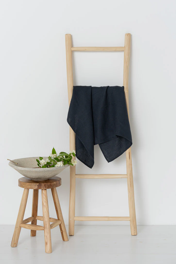 Linen Waffle Bathtowel, Set of 7 - Image 6