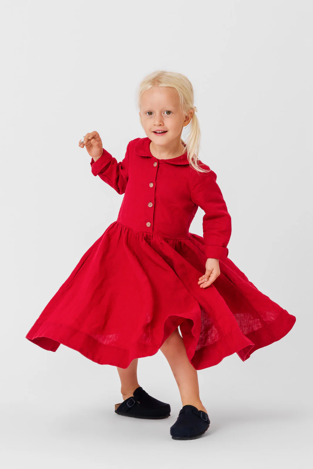 Mini Me Classic Dress, Long Sleeve - Image 4