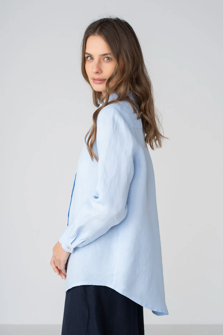 Ona – Oversized Linen Shirt - Image 4