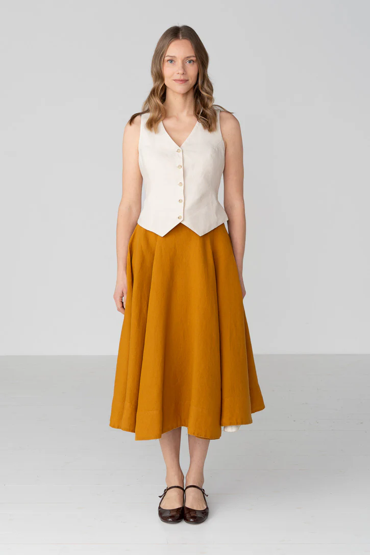 Wrap – Full-Circle Linen Skirt - Image 15